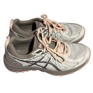 Asics Frequest size 8 Wide Trail Running Grey Pink Sneakers Women's 1012A126‎